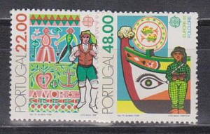 Португалия 1981, Европа, Фольклор, 2 марки